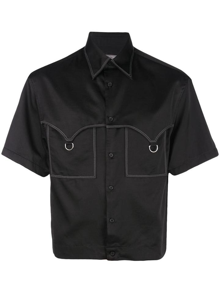 Lanvin Western Short Sleeved Shirt - Black