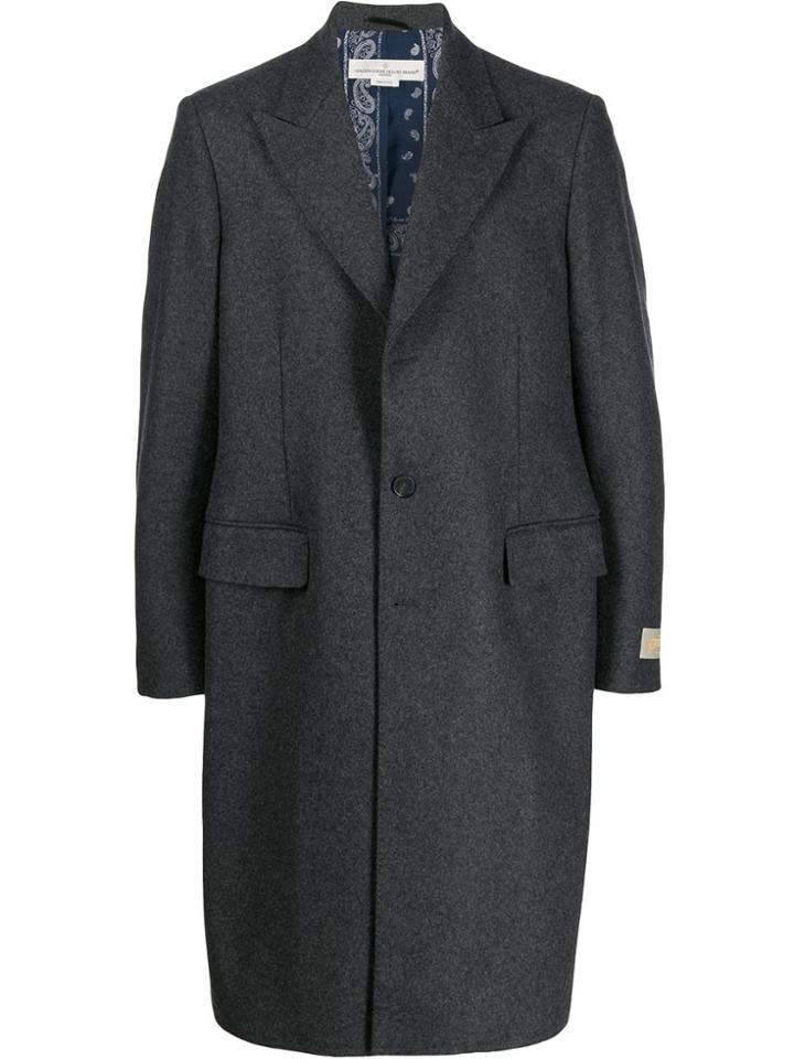 Golden Goose Single-breasted Overcoat - Grey