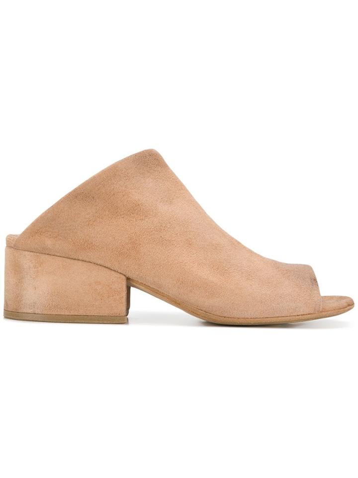Marsèll Block Heel Mules - Brown