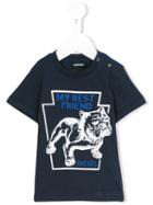 Diesel Kids - Tripib T-shirt - Kids - Cotton - 24 Mth, Toddler Boy's, Blue