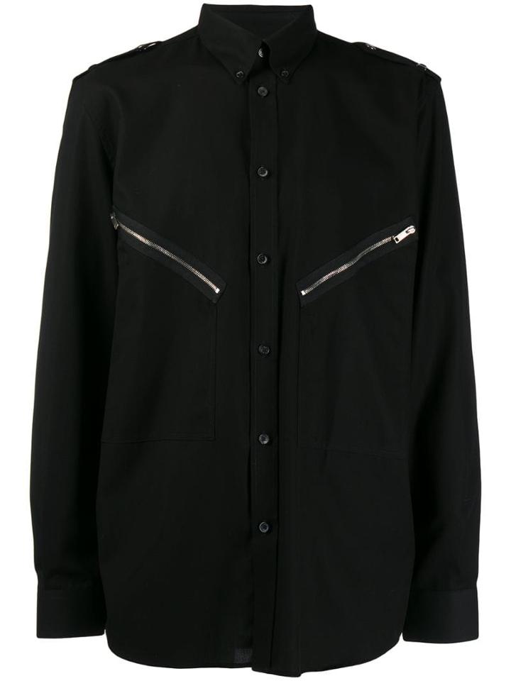 Givenchy Zip Pocket Shirt - Black