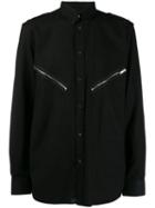 Givenchy Zip Pocket Shirt - Black