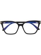 Tom Ford Eyewear Clip-on Tinted Sunglasses - Black