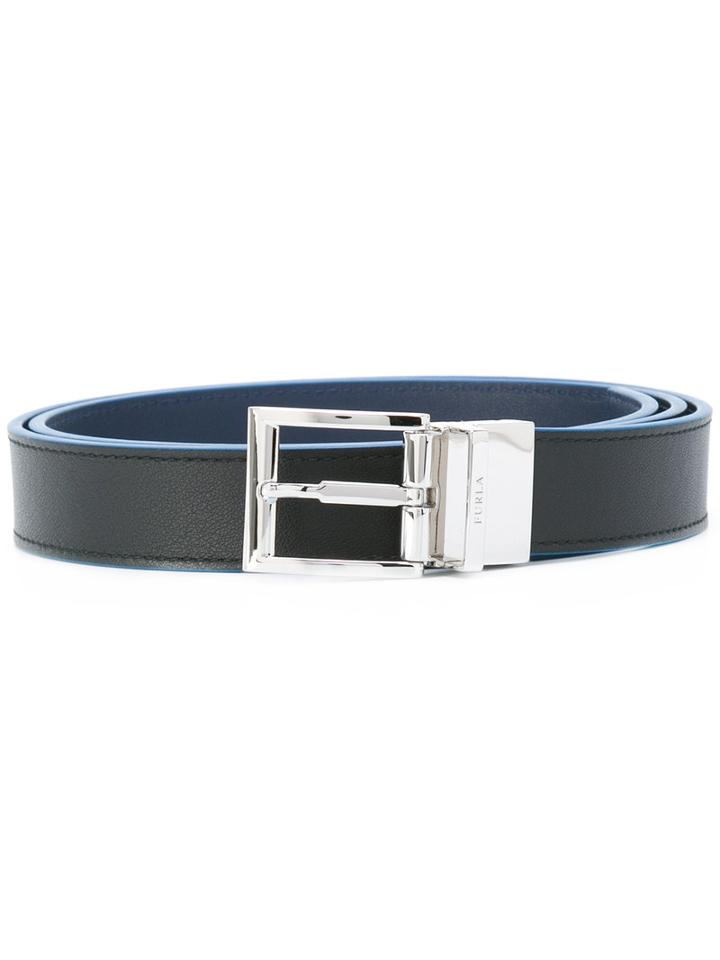 Furla - Pop Star Belt - Men - Calf Leather - One Size, Black, Calf Leather