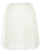 Red Valentino Tiered Skirt - White