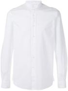 Aspesi Mandarin Neck Shirt, Men's, Size: 40, White, Cotton