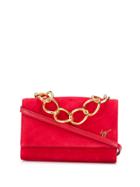 Giuseppe Zanotti Chain Handle Clutch - Red
