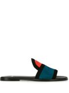 Pierre Hardy Frame Mules - Multicolour