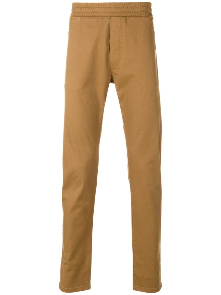 Le Coq Sportif Logo Patch Trousers - Brown