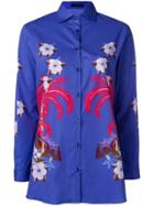 Etro Floral Embroidered Shirt - Blue