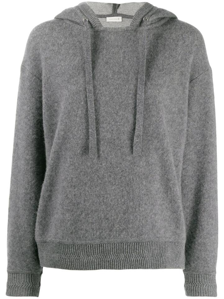 Mackintosh Grey Cashmere Blend Hooded Sweatshirt Wcs-1004