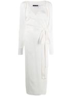 Rotate Wrap Long Dress - White