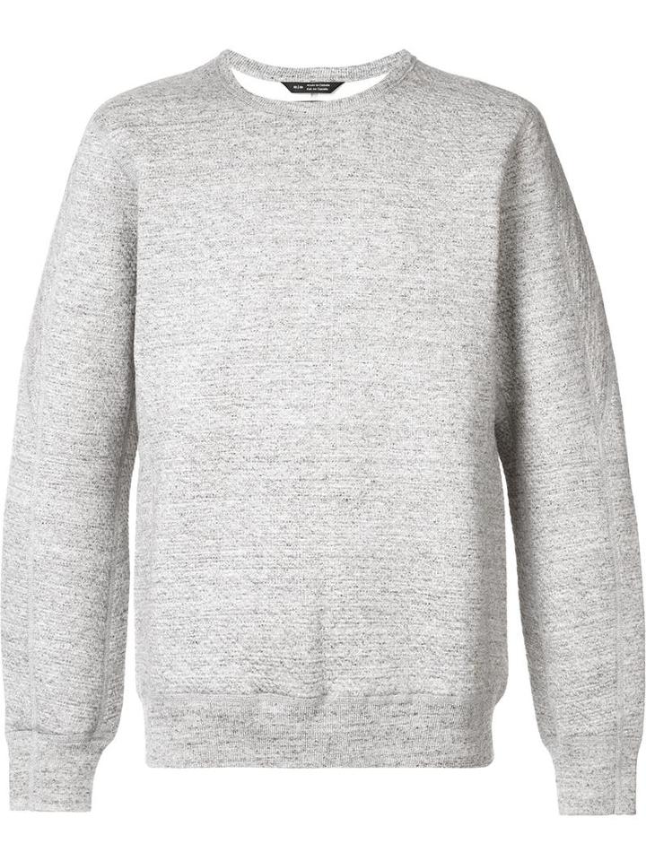 Wings+horns 'cabin' Sweatshirt, Men's, Size: Small, Grey, Cotton/polyester