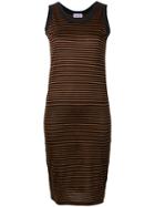 Études Striped Midi Dress - Black