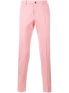 Incotex Classic Cotton Trousers, Men's, Size: 48, White, Cotton/spandex/elastane