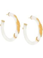 Gas Bijoux Cobra Earrings - White