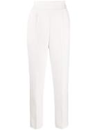 Pinko Natalia High Waisted Trousers - White