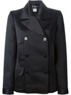Chanel Vintage Boxy Satin Blazer, Women's, Size: 38, Black