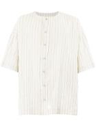 Toogood Short-sleeve Striped Shirt - White