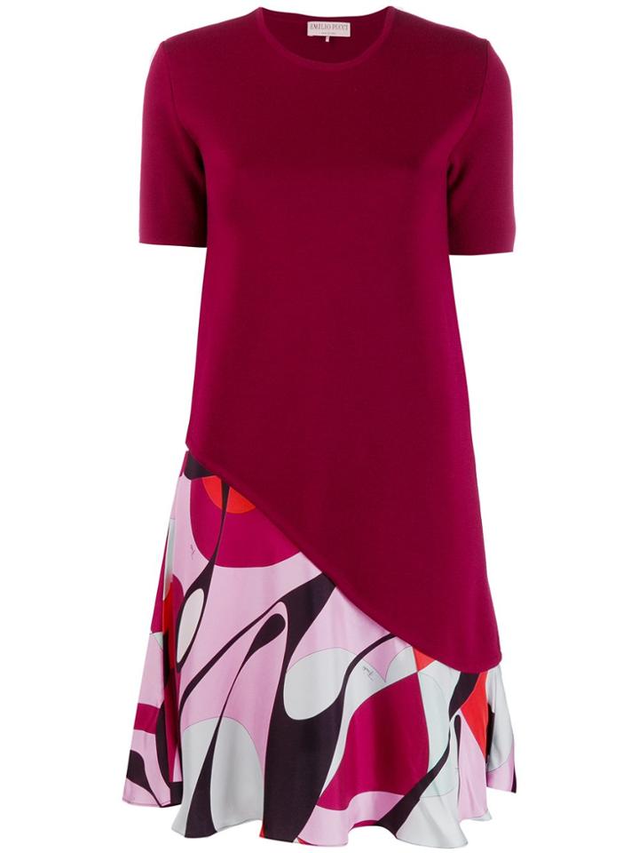 Emilio Pucci Layered Effect Short Dress