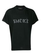Amiri Printed 'smoke' T-shirt - Black