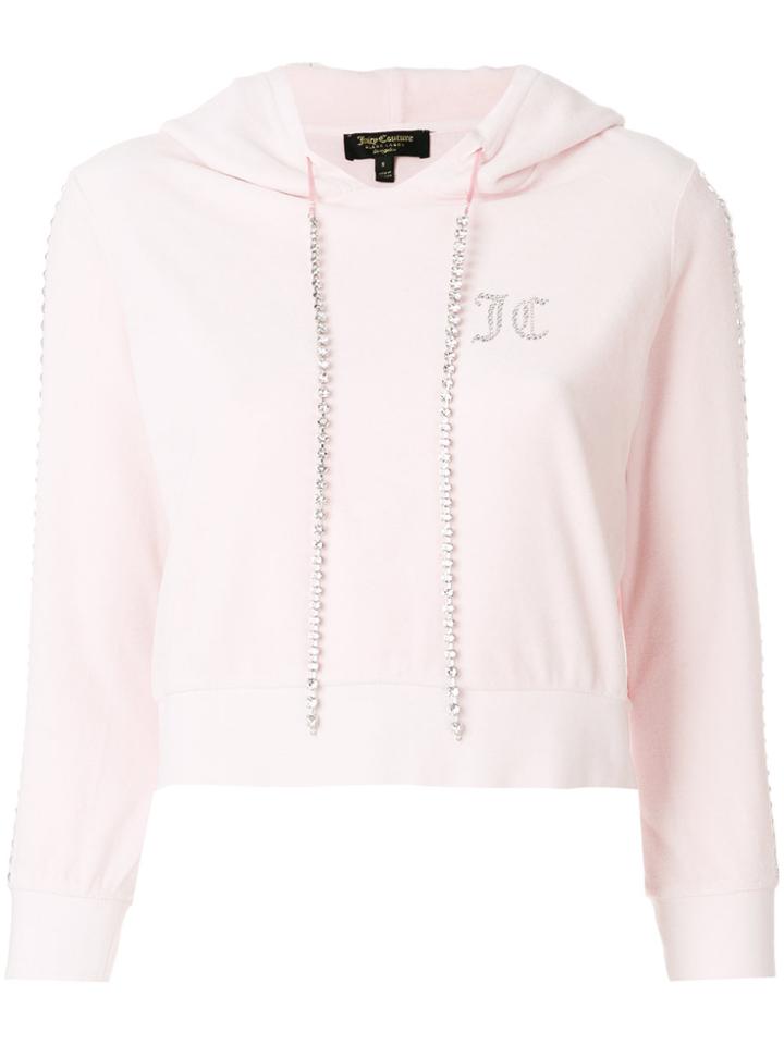 Juicy Couture Embellished Hoodie - Pink & Purple