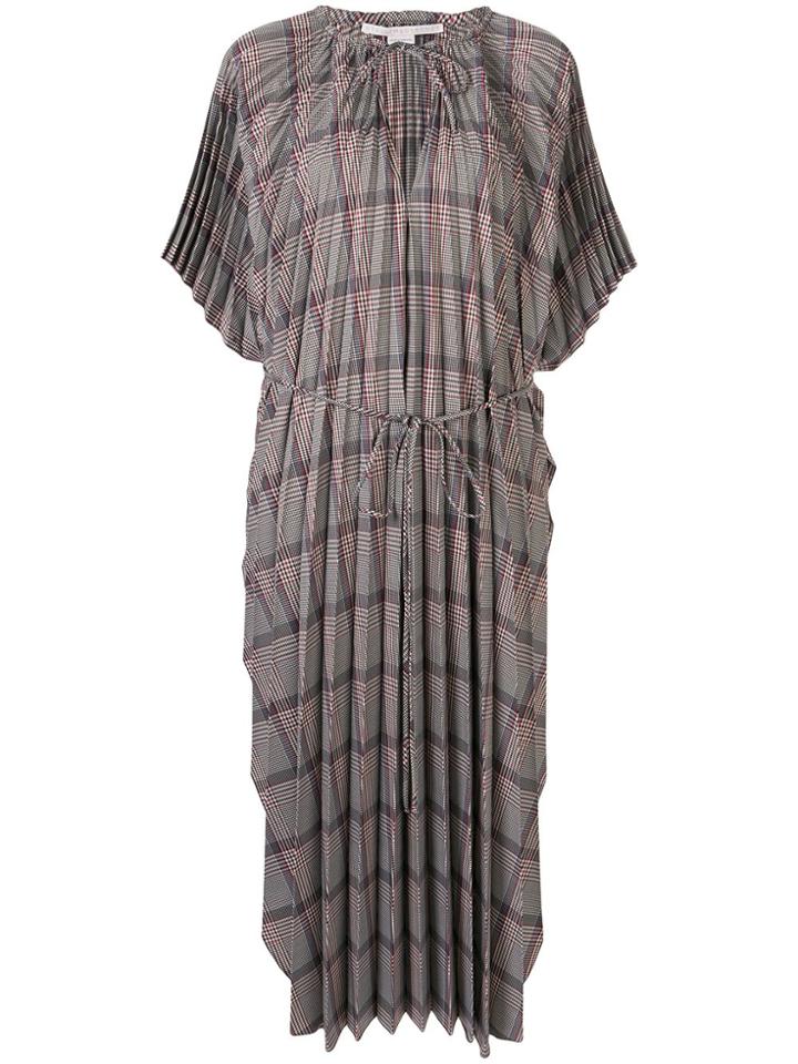 Stella Mccartney Check Pattern Dress - Brown