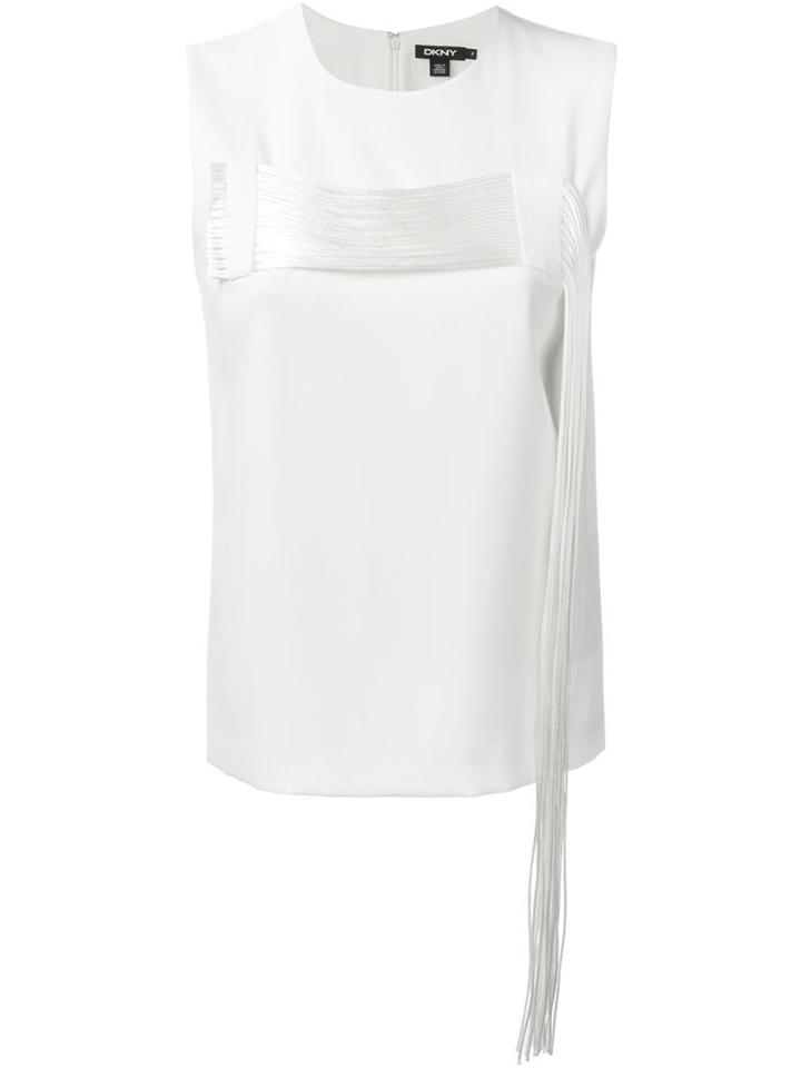 Dkny Fringe Detail Blouse