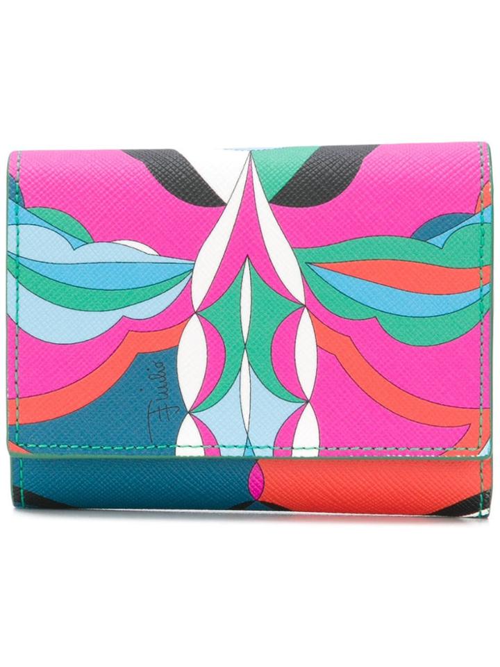 Emilio Pucci Tri-fold Wallet - Green