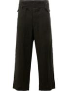 Ann Demeulemeester Drawstring Tailored Trousers - Black