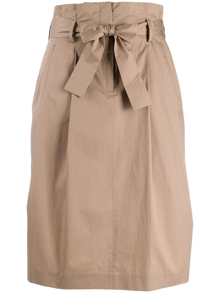 Peserico High-waisted Skirt - Neutrals