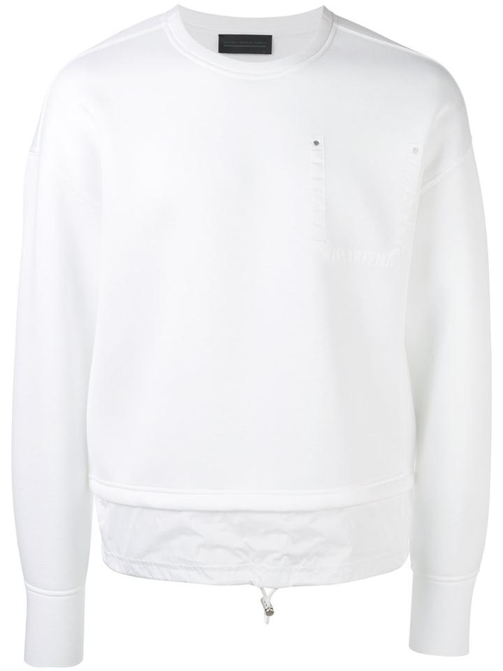 Diesel Black Gold - Parachute Toggle Hem Sweatshirt - Men - Polyamide/viscose - S, White, Polyamide/viscose