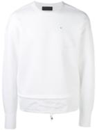 Diesel Black Gold - Parachute Toggle Hem Sweatshirt - Men - Polyamide/viscose - S, White, Polyamide/viscose