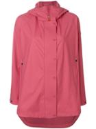 Save The Duck Zip Up Raincoat - Pink & Purple