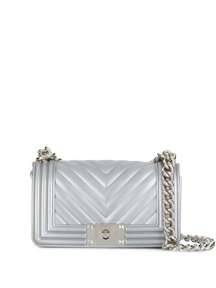 Marc Ellis Quilted Shoulder Bag - Silver