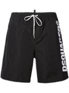 Dsquared2 - Side Logo Swim Short - Men - Polyester - 50, Black, Polyester