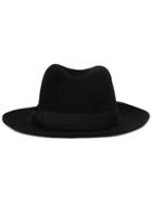 Salvatore Ferragamo Fedora Hat - Black