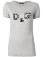 Dolce & Gabbana Logo Printed T-shirt - Grey