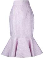 Bambah - Magnolia Mermaid Skirt - Women - Polyester - 8, Pink/purple, Polyester