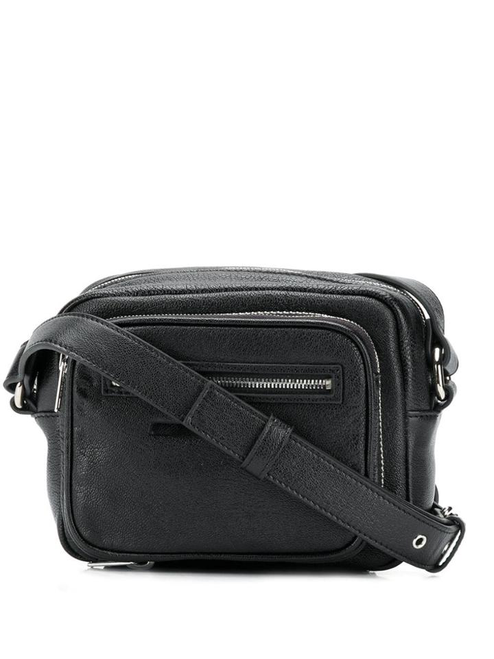 Mcq Alexander Mcqueen Logo Crosbody Bag - Black