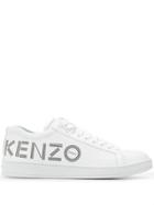 Kenzo Logo Low-top Sneakers - White