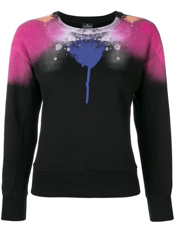 Marcelo Burlon County Of Milan Abstract Spray Wings Sweatshirt - Black