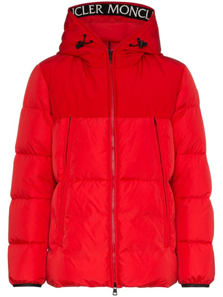 Moncler Montclar Hooded Padded Jacket - Red