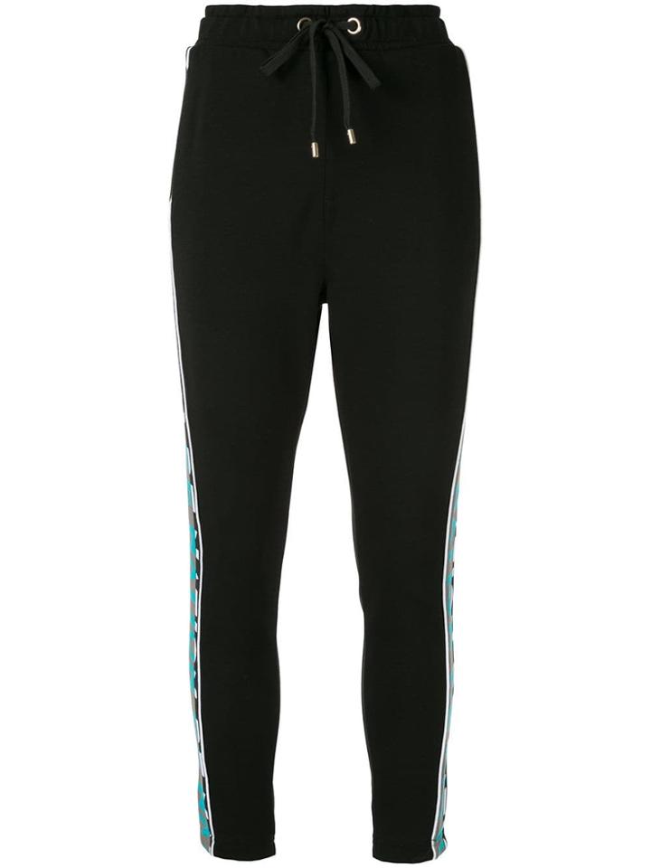 P.e Nation Double Block Track Trousers - Black