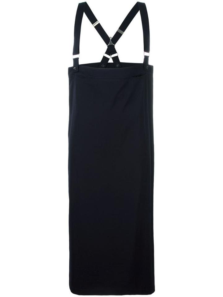 Yohji Yamamoto Pre-owned 'y's' Braces Skirt - Blue