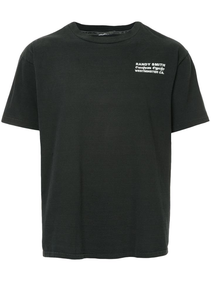 Fake Alpha Vintage Randy Smith Print T-shirt - Black
