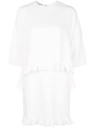 Stella Mccartney Ruffle Trim Dress - White