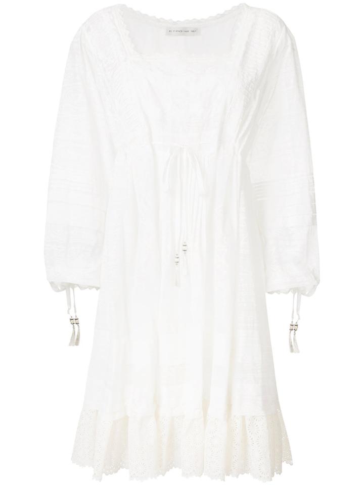 Etro Peasant-style Dress - White