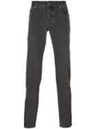 Jacob Cohen Classic Straight Jeans, Men's, Size: 34, Grey, Cotton/spandex/elastane
