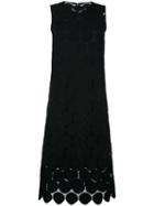 Le Ciel Bleu - Big Dot Lace Dress - Women - Cotton/nylon - 36, Black, Cotton/nylon